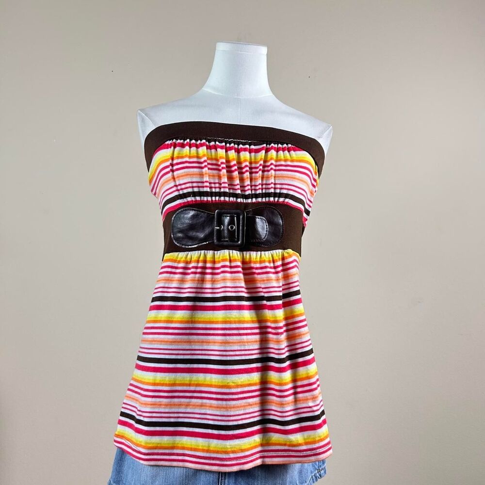 Adorable Sixteen Y2K Summer Preppy Tube Top